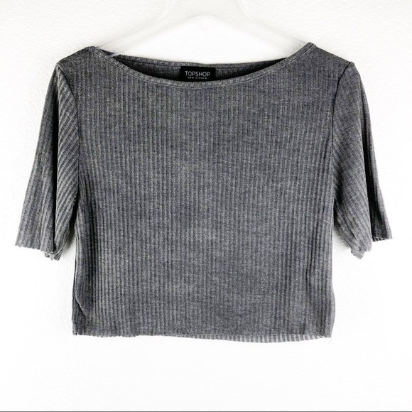Women’s Topshop Washed Grey Shirt 10 US! - Picture 2 of 9